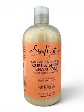 2/$20 ✨ SheaMoisture Coconut Hibiscus Curl & Shine Shampoo 13oz New